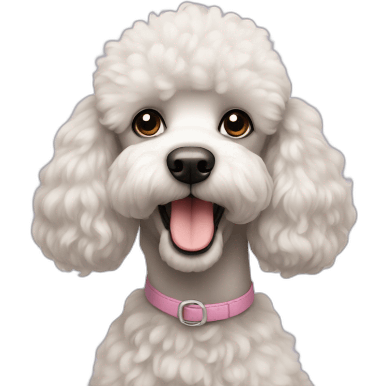 french poodle fluffy emoji