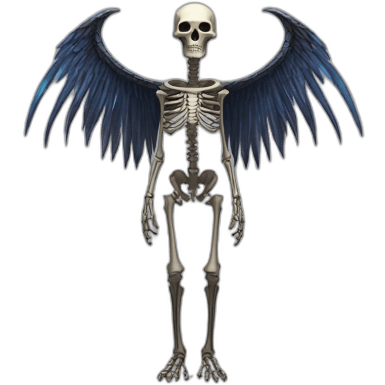 Eldritch Egyptian Bird Skeleton God of infinite darkness emoji