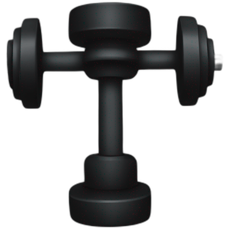 black dumbell emoji