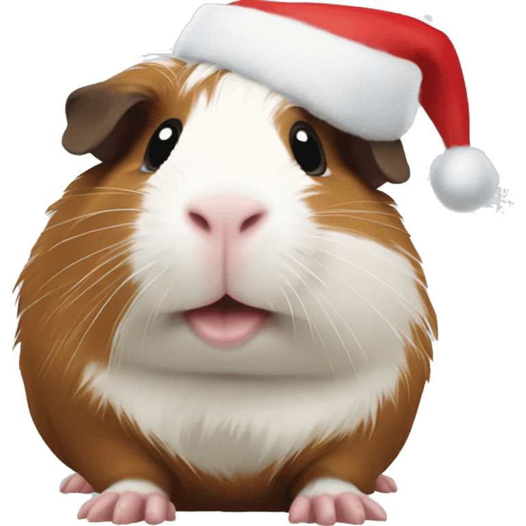 Christmas guinea pig emoji