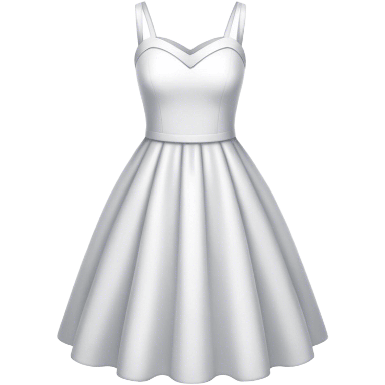 White dress with no person emoji