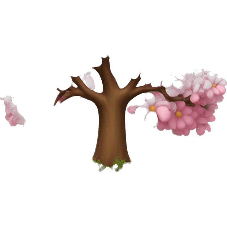 A tree with Flowers  emoji