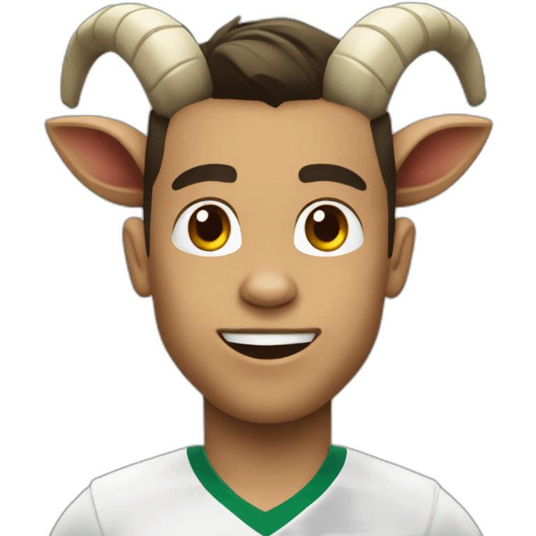 Ronaldo goat emoji