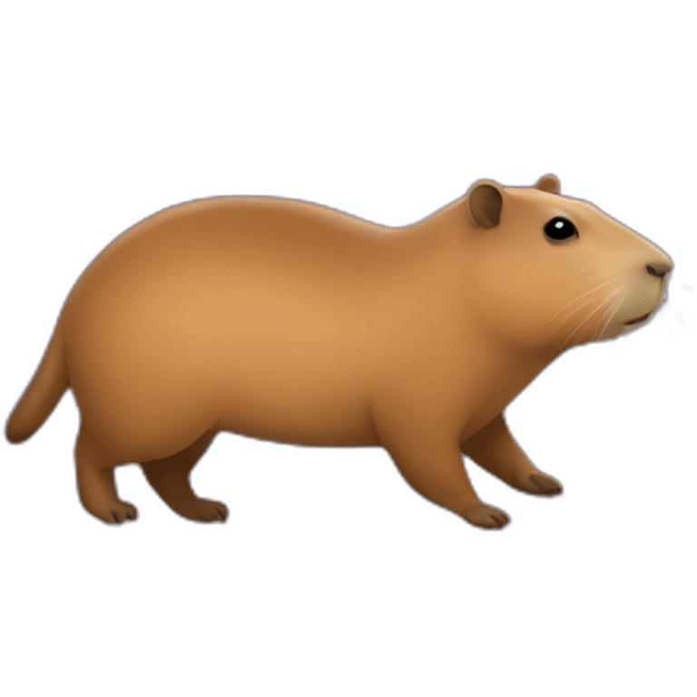 Capybara in space emoji