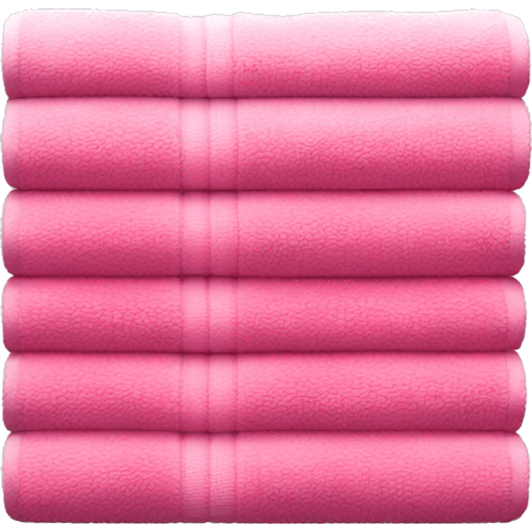 pink towel stack emoji