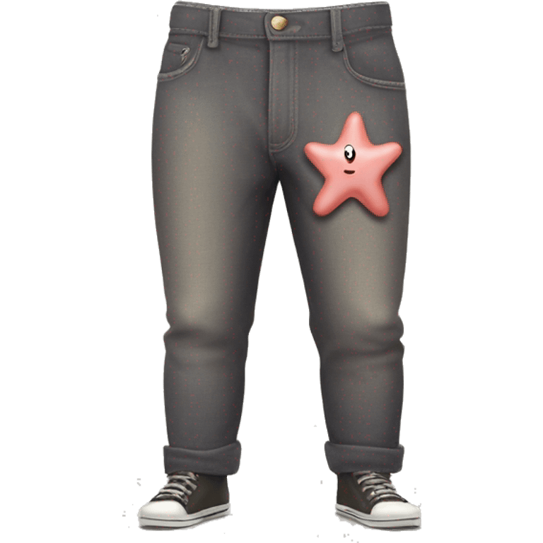 Patrick Star wearing pants emoji