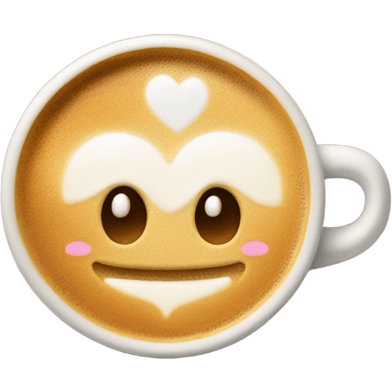 Coffee cup cute emoji