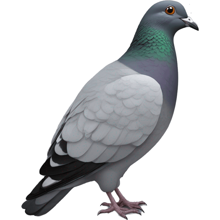 Two fat pigeons emoji