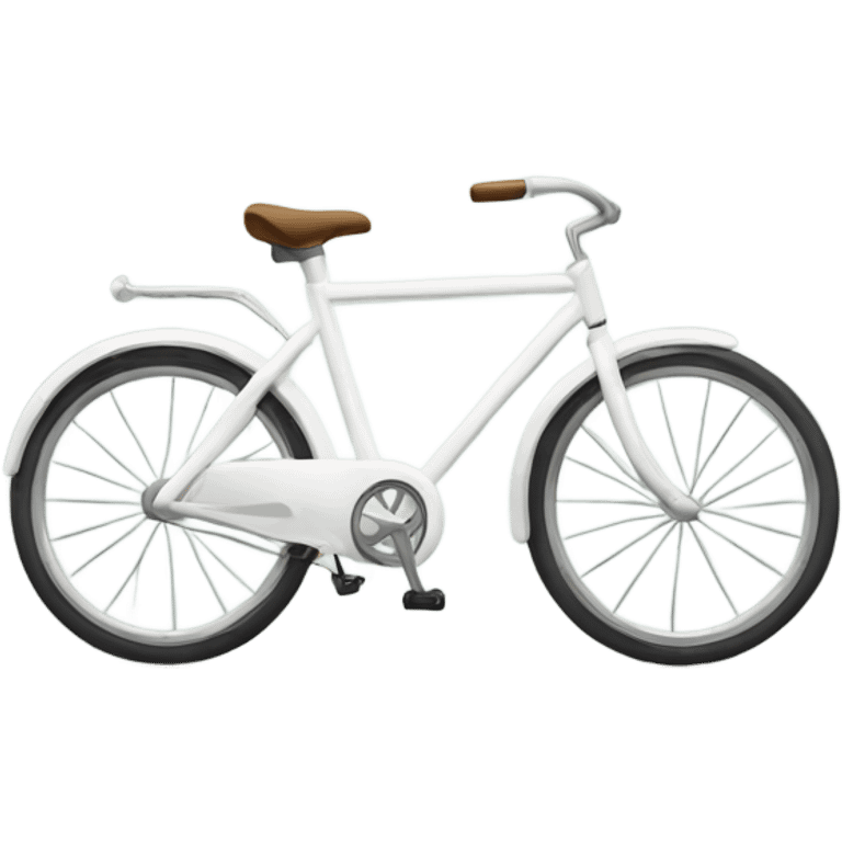 white bicycle  emoji