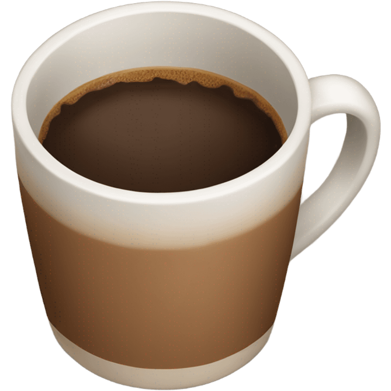 Brown coffee cup emoji