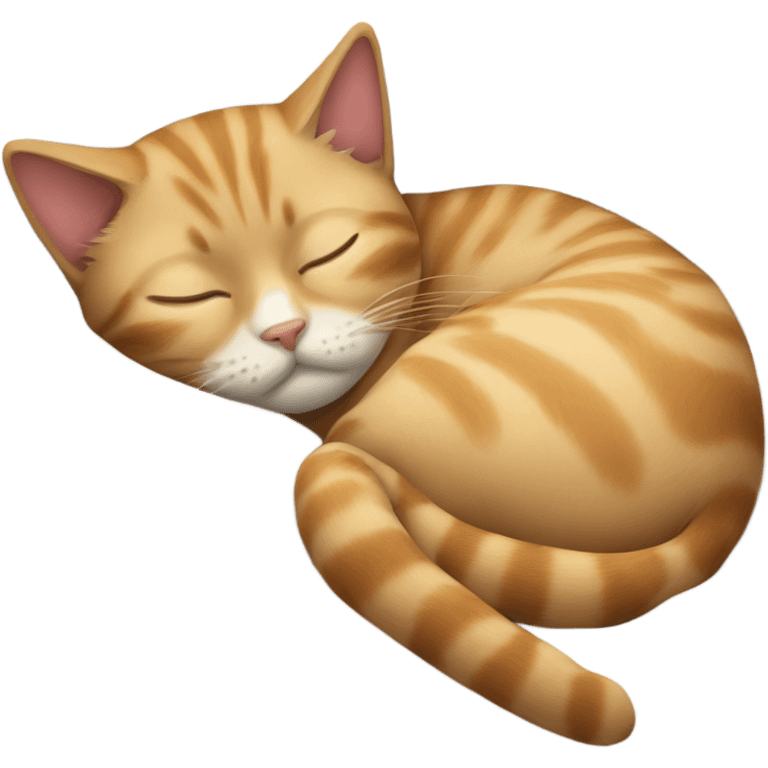 cat sleeping emoji