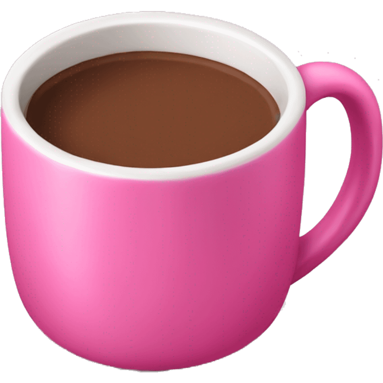 Hot chocolate pink  emoji