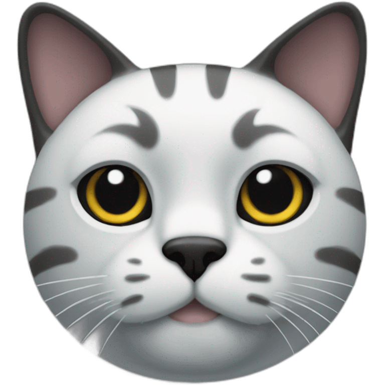 Musle glass cat emoji