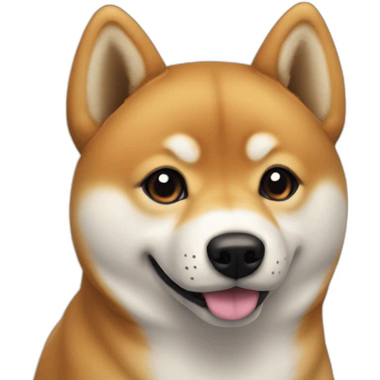 Shiba Inu black emoji