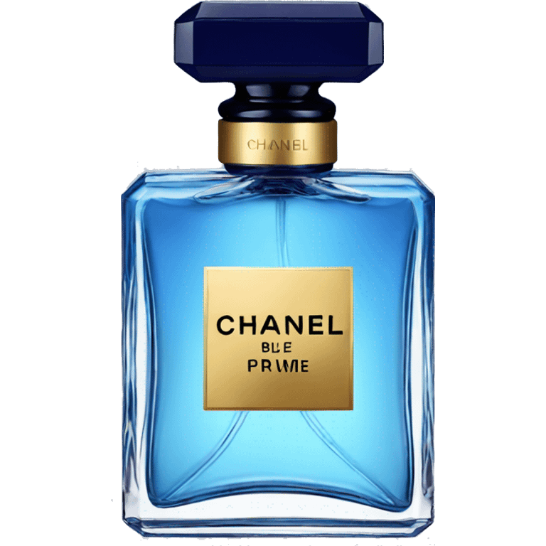 Blue Chanel perfume  emoji