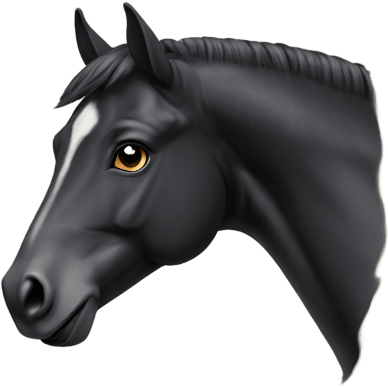 blaxk horse emoji