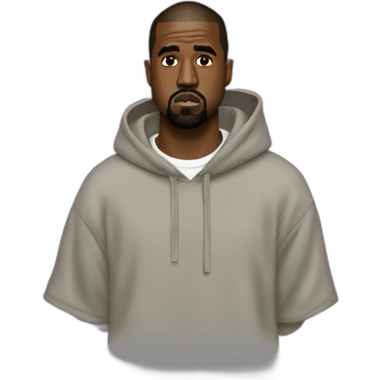 kanye west vultures hoodie emoji emoji