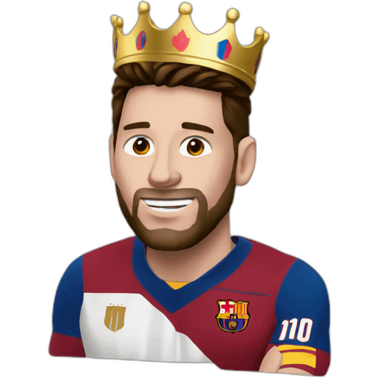 Messi King emoji