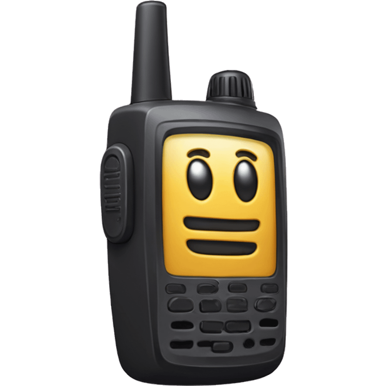 80's Walkie talkie emoji