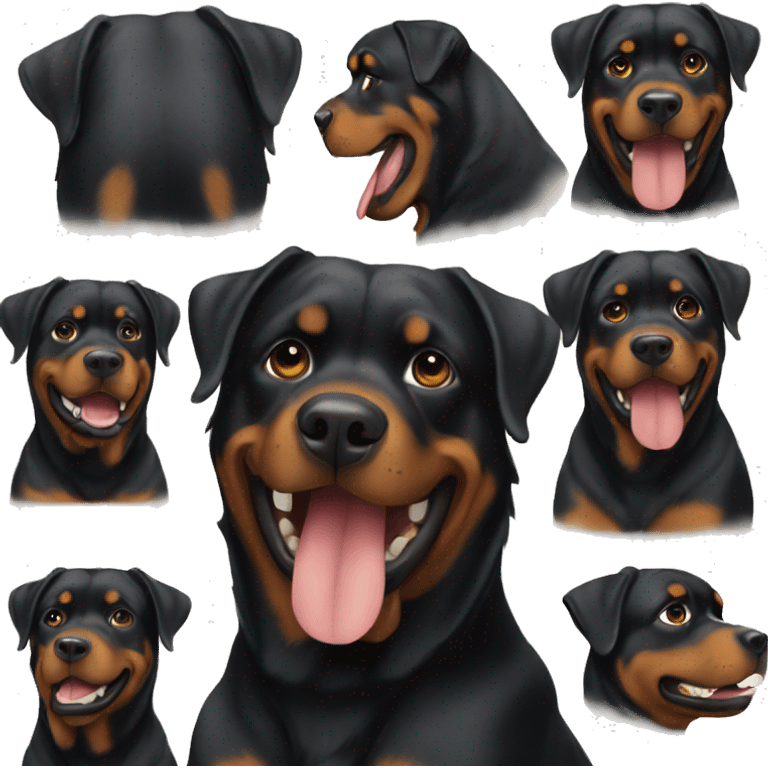 talking rotweiler emoji