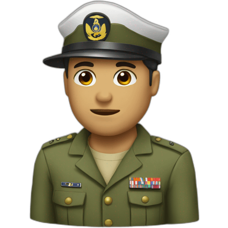 Military Benito emoji