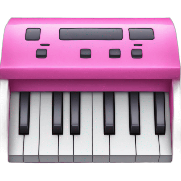 pink synthesizer  emoji