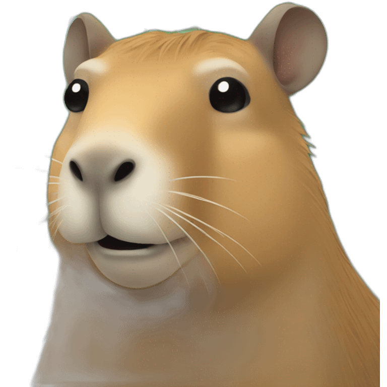 vacation capybara emoji