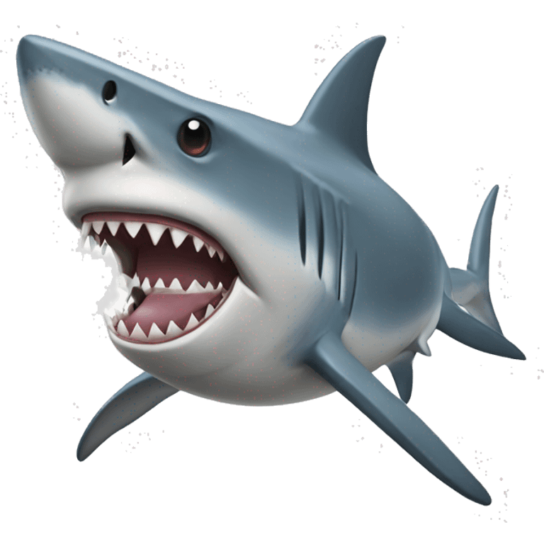 shark with tophet emoji