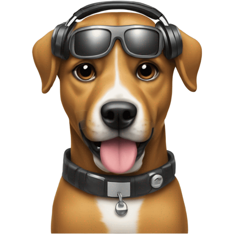 Dog dj emoji