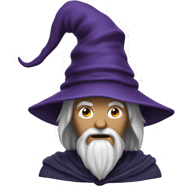 wizard mixed with a evil emoji