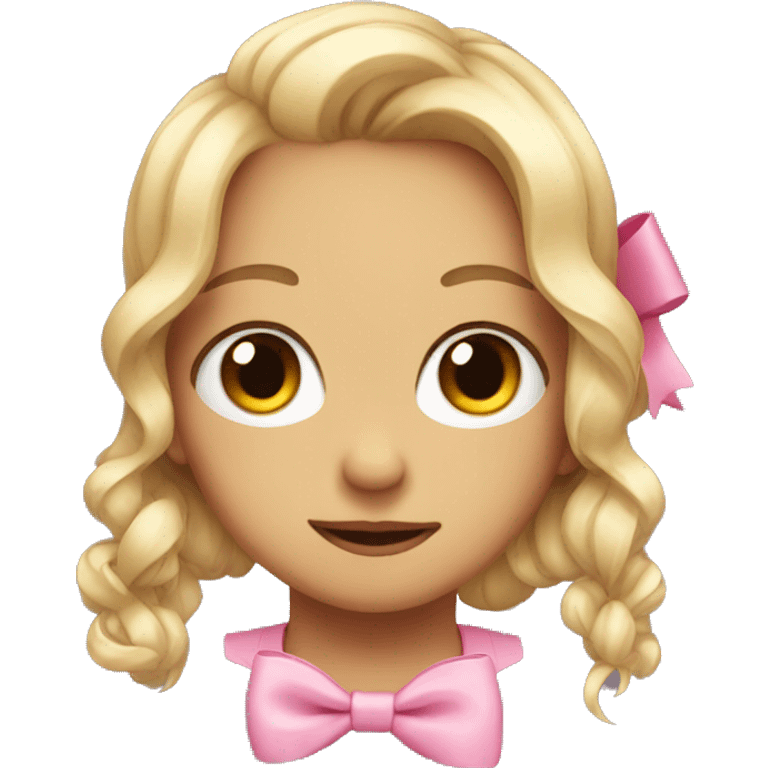 Cute bow emoji