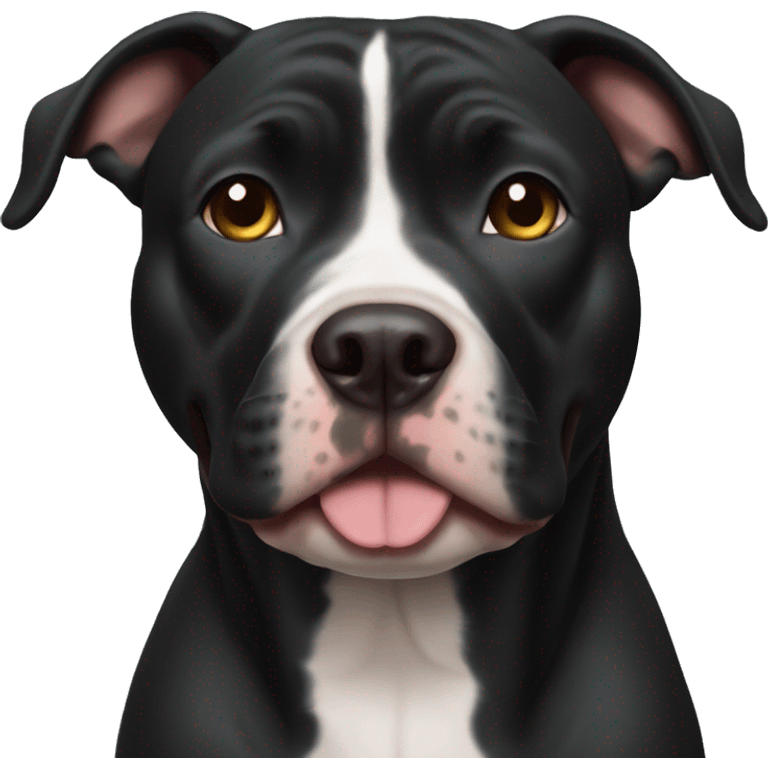 black pitbull  emoji