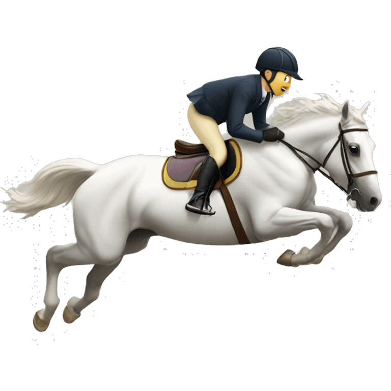 Horse jumping emoji