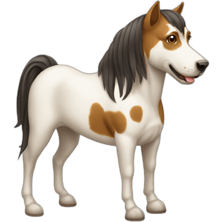 cheval + chien emoji