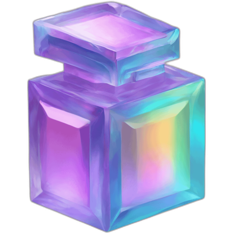 Pastel Iridescent Bismuth emoji