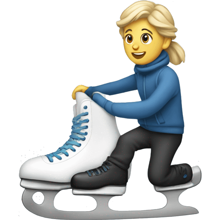 Person at ice skating  emoji