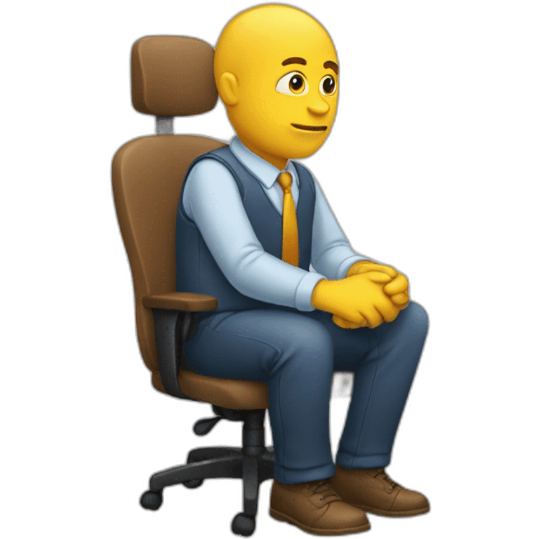 SITTING TO WORK emoji