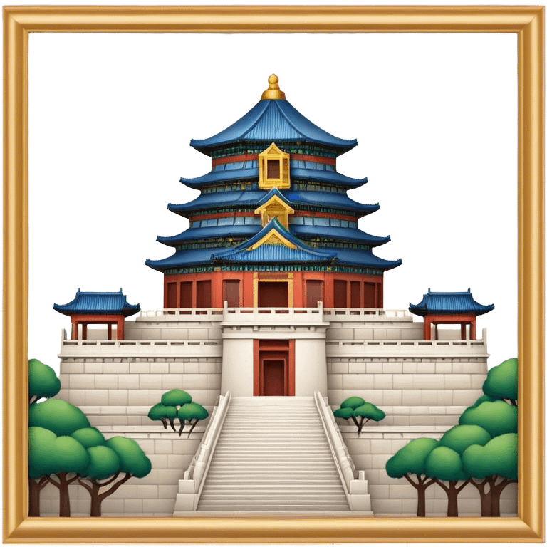 Cinematic Realistic Imperial City of Hu·∫ø Landmark Emoji, showcasing historic palaces and temples rendered with intricate textures and regal, soft lighting. emoji