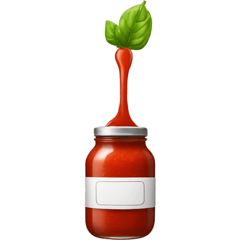 tomato sauce jar with headphones emoji