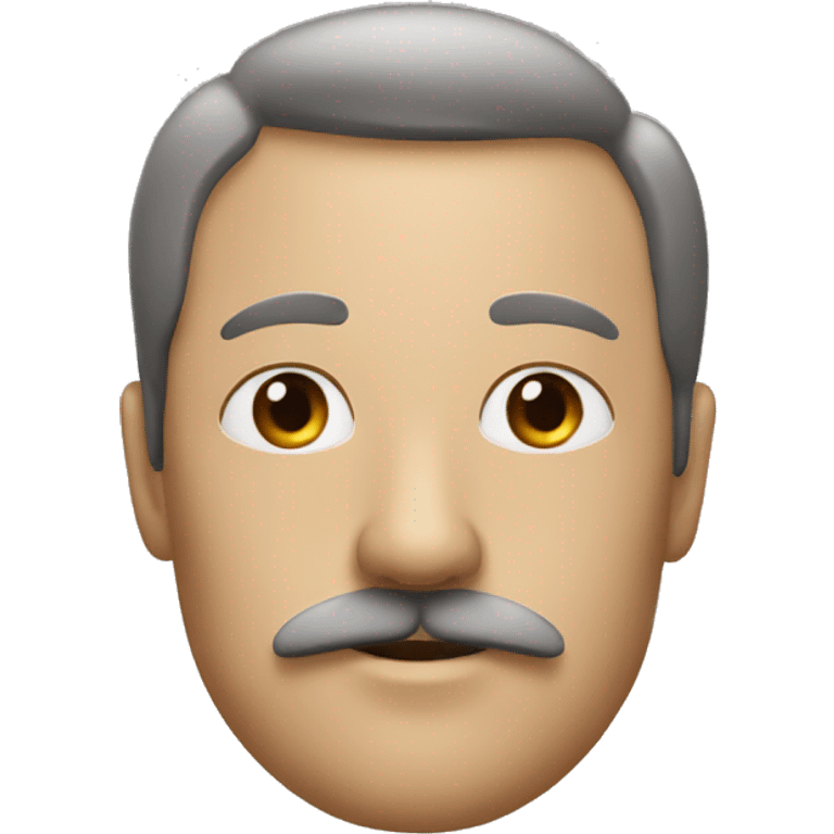 homme moustache carrée emoji