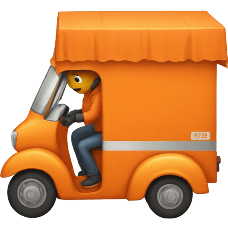 ORANGE delivery  emoji