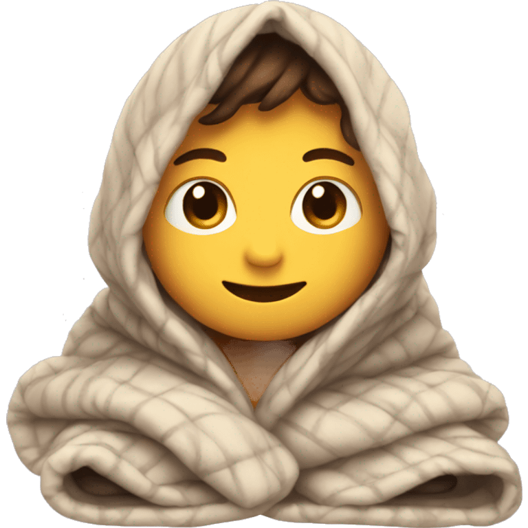 Cute blanket emoji