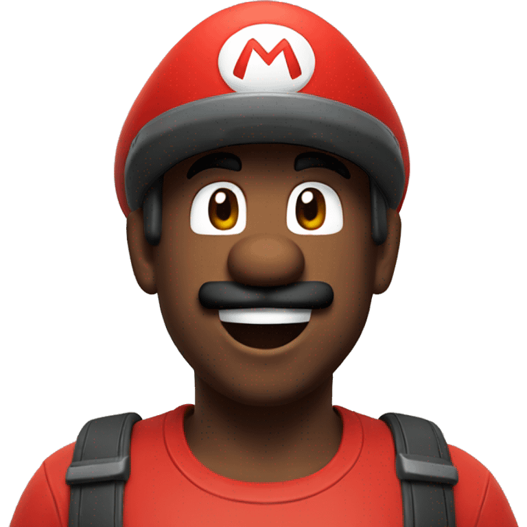 Mario with a VR headset  emoji