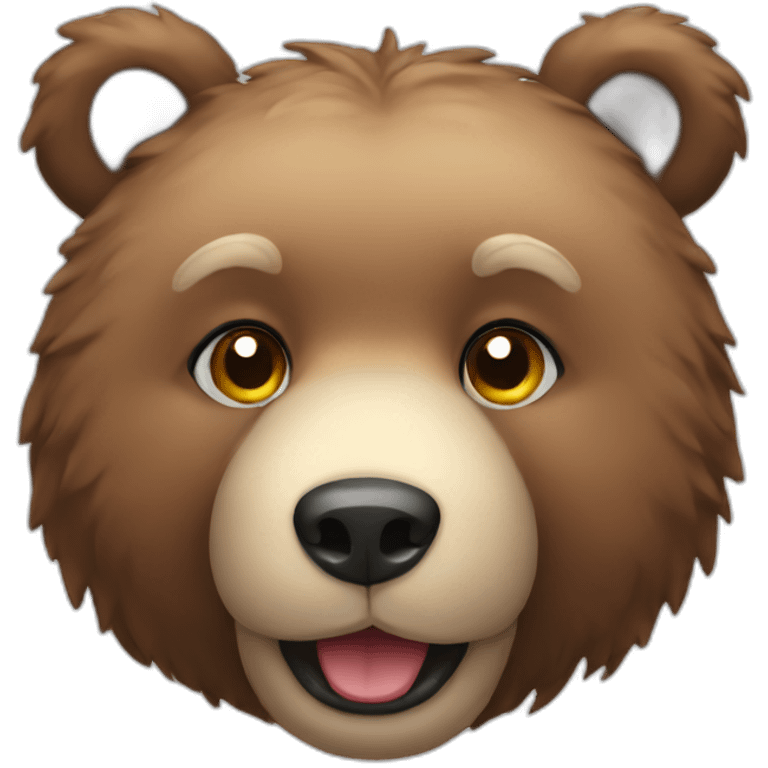 lovely bear emoji