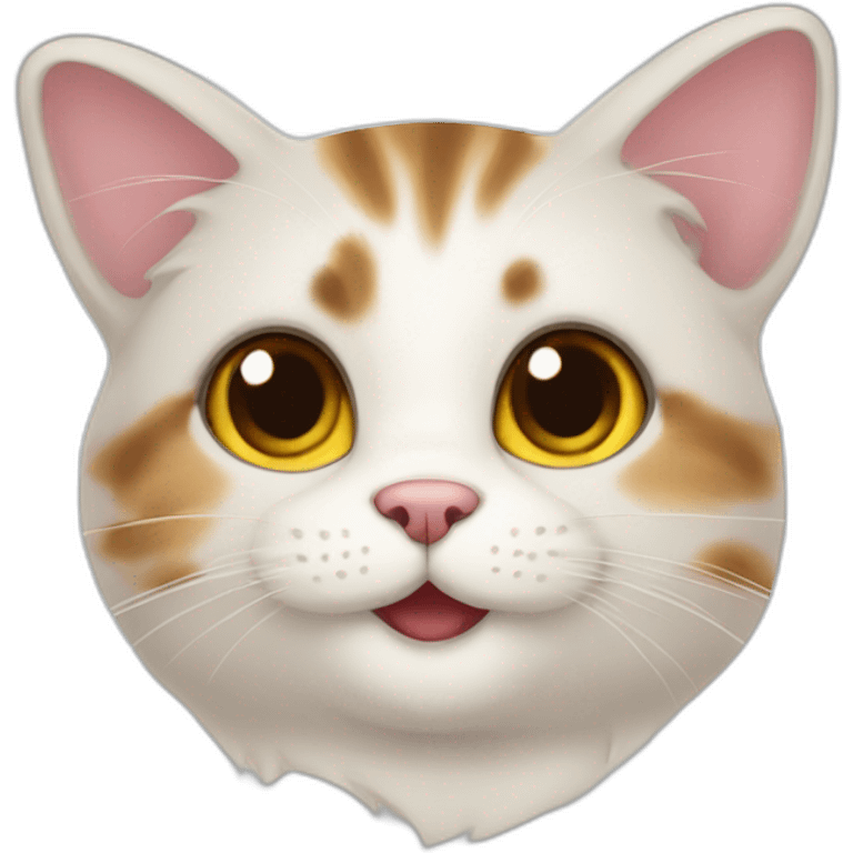 Cute cat mochie emoji