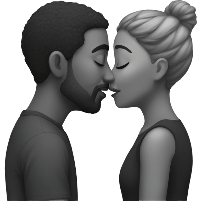 Couple kissing emoji