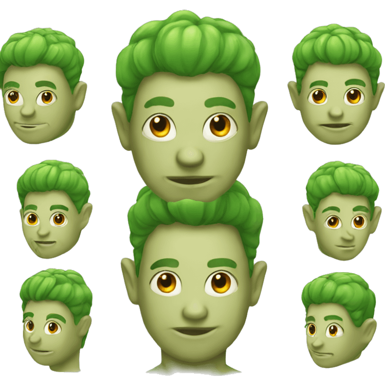 green head fairy man emoji