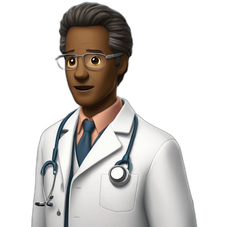 Doctor Emit Brown in film back to the future emoji