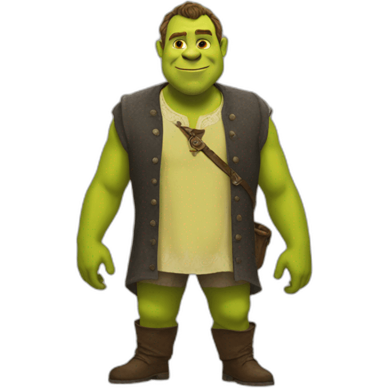 Macron en Shrek emoji