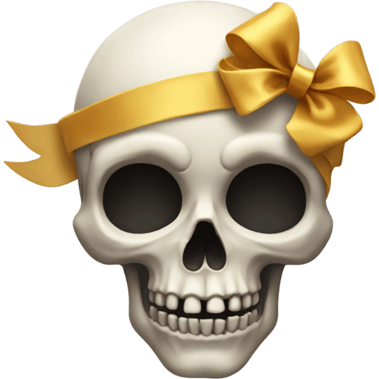 skull with bow emoji